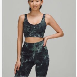 Lululemon Align bra. Size 6. Tie dye blue. Like new. Never worn.